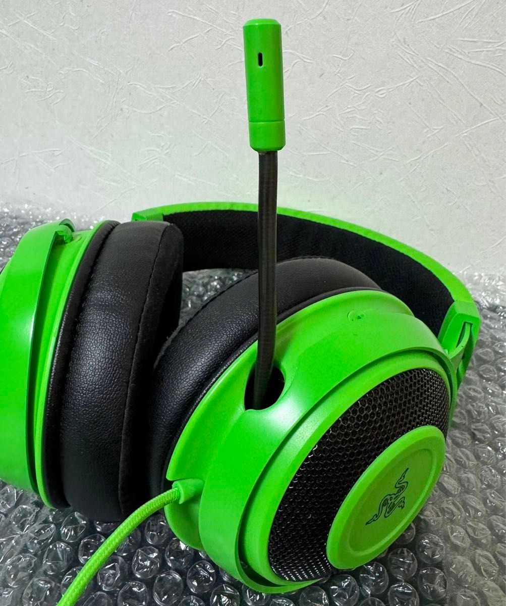 Razer Kraken Green ゲーミングヘッドセット アナログ接続  スマートフォン