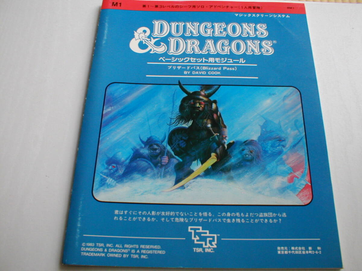 Dungeons & Dragons ... Schick  комплект   для  модуль  ... ... 1983 год 