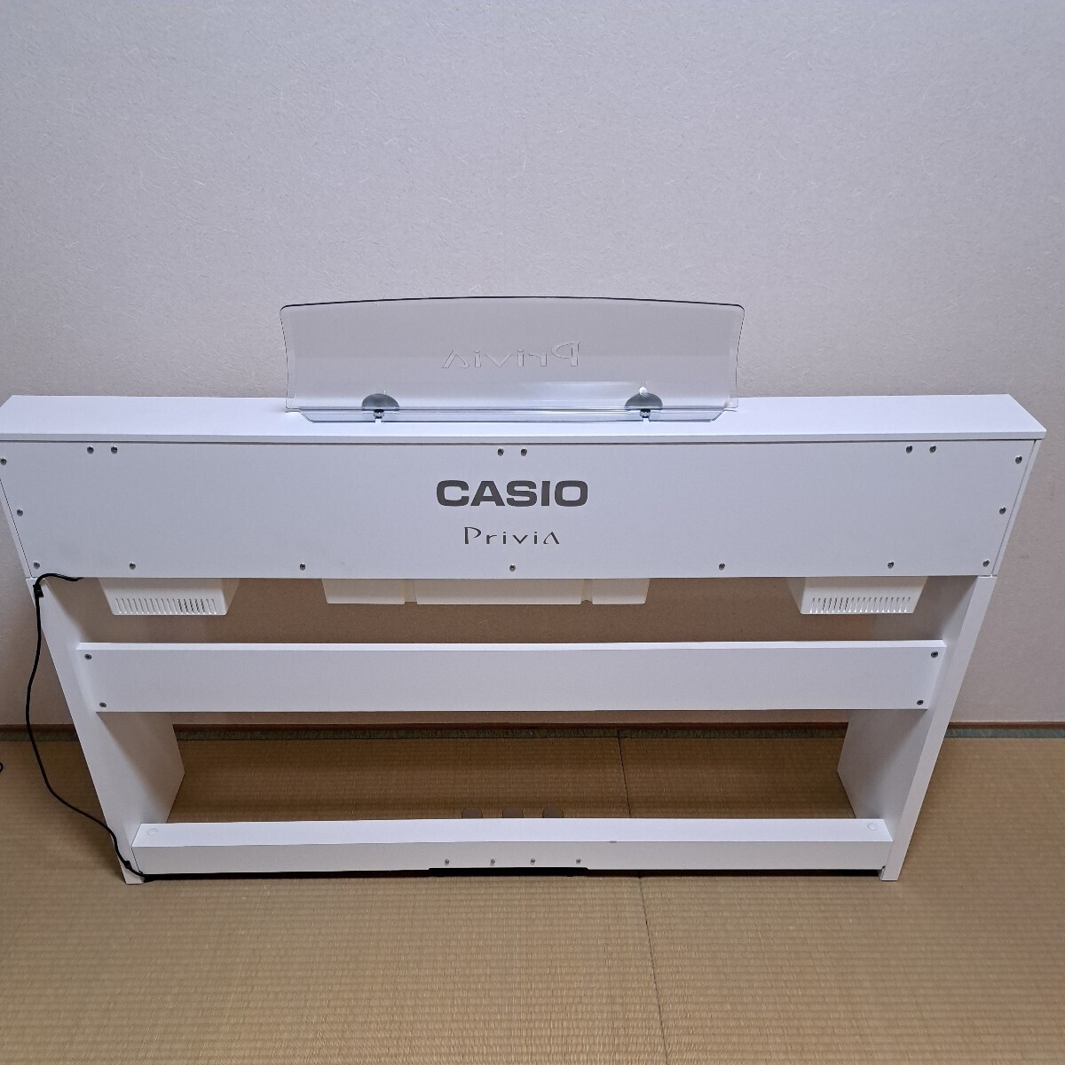 美品! 引取限定 近場相談 電子ピアノ CASIO カシオ Privia PX760WE 88鍵盤 2015年製 動作確認済み _背面側です