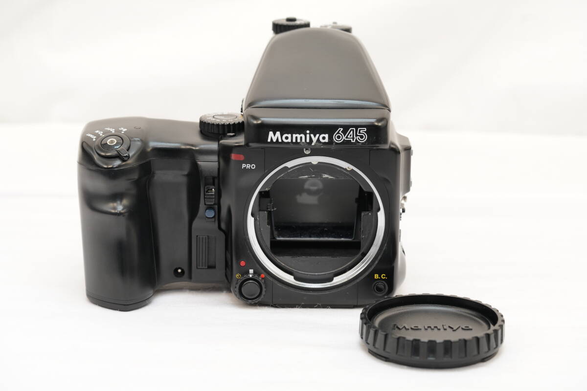 マミヤ Mamiya 645 PRO プリズム ファインダー グリップ WG401 中判 フィルム カメラ384の画像1