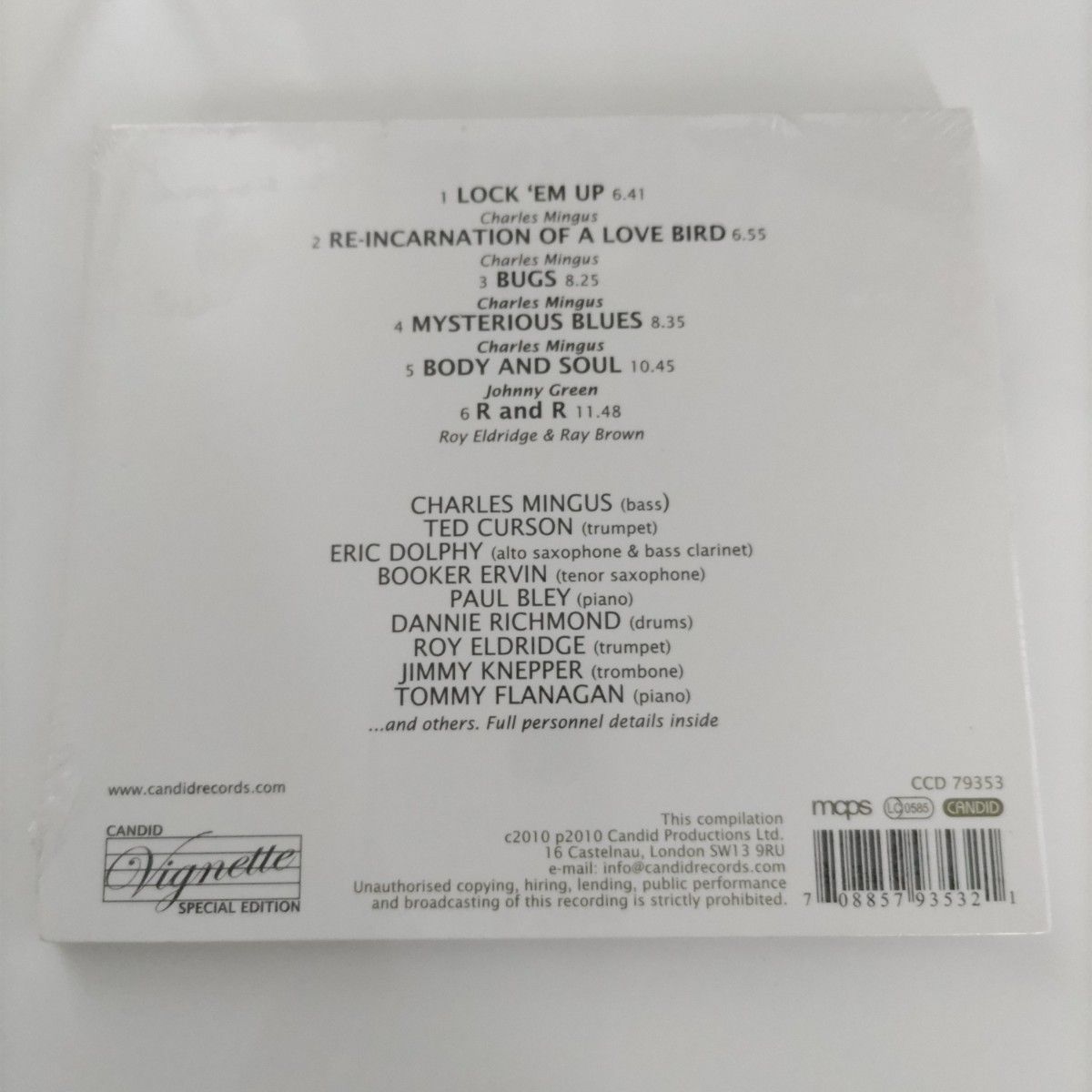未開封CD チャールズ・ミンガス Charles Mingus and The Newport Rebels 紙ジャケ