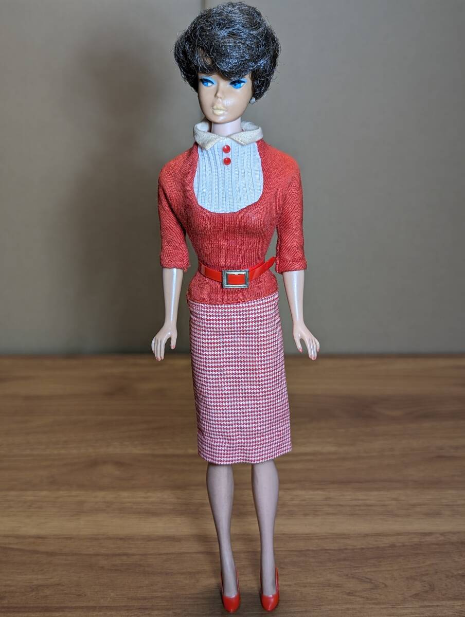 ☆1962年 バービー 人形 マテル ヴィンテージ スチューデント ティーチャー バブルカット Barbie 先生 洋服 ドール 昭和 ビンテージの画像1