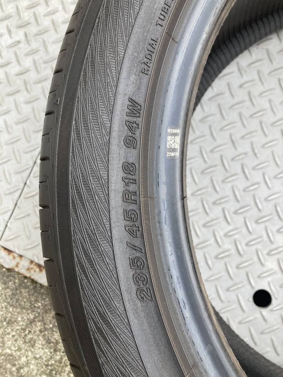 235/45R18　ヨコハマ アドバン dB V552 4本セット_画像8