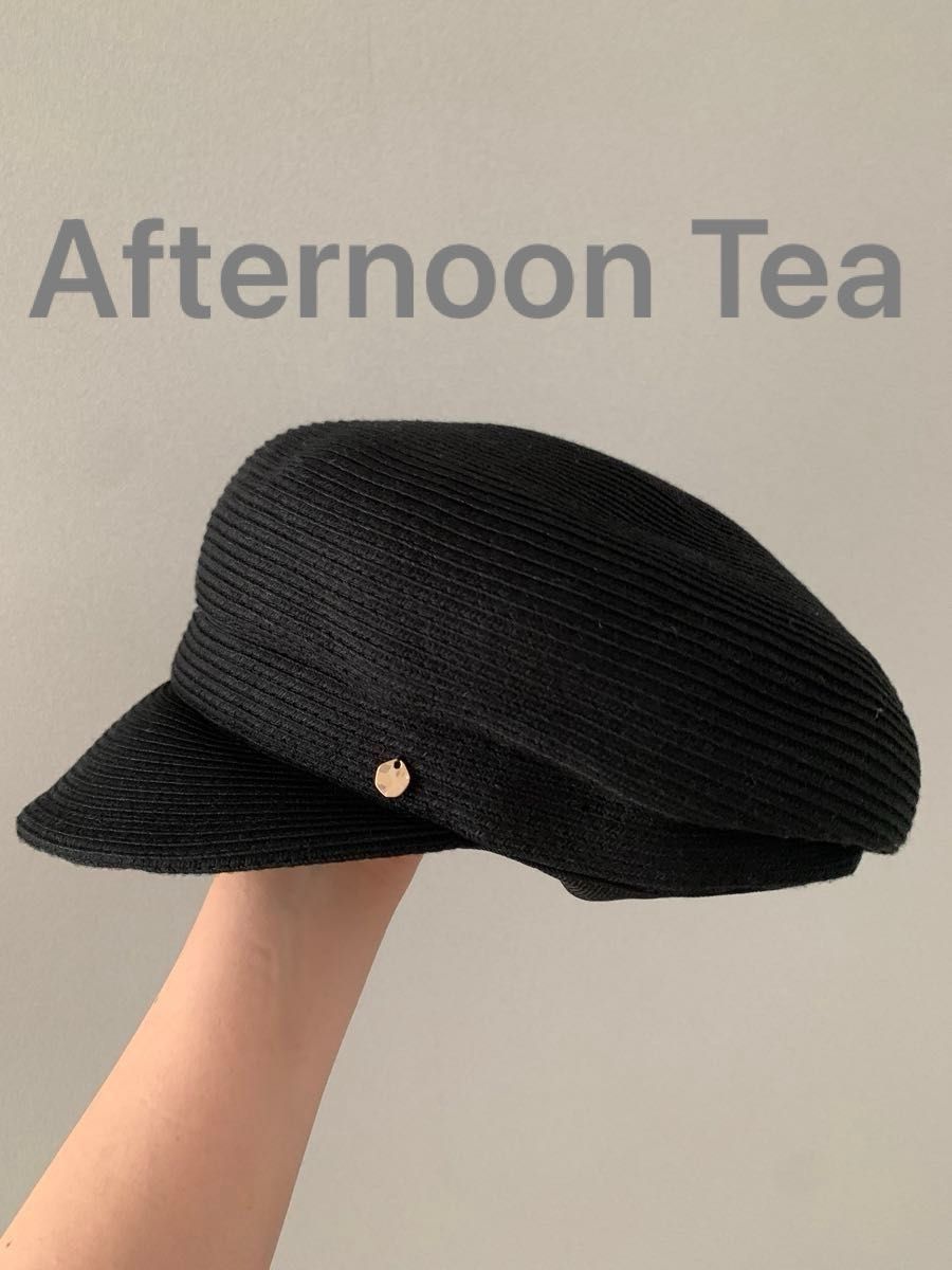 【Afternoon Tea】アフタヌーンティー　キャスケット　帽子　ブラック