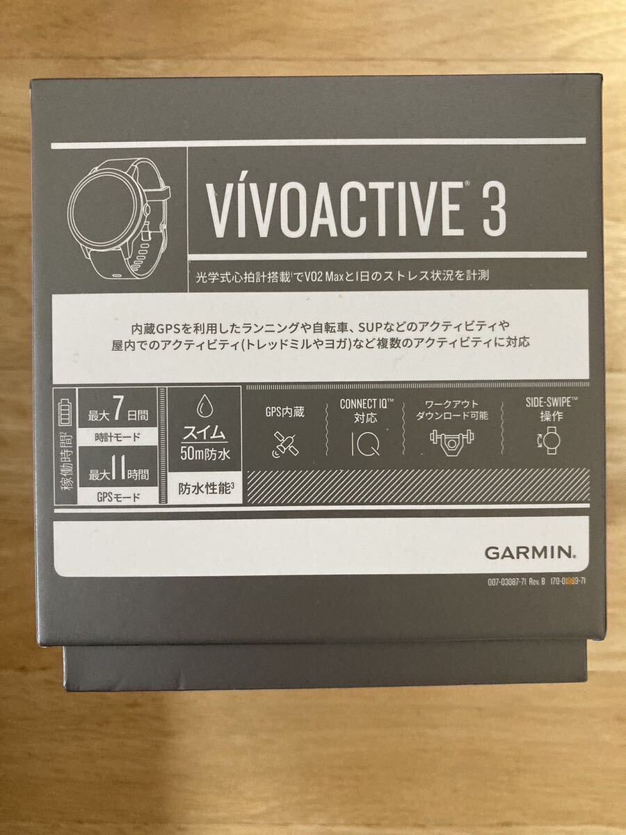 ◆ 新品 ◆ ガーミン GARMIN vivoactive3 black slate 【訳あり】