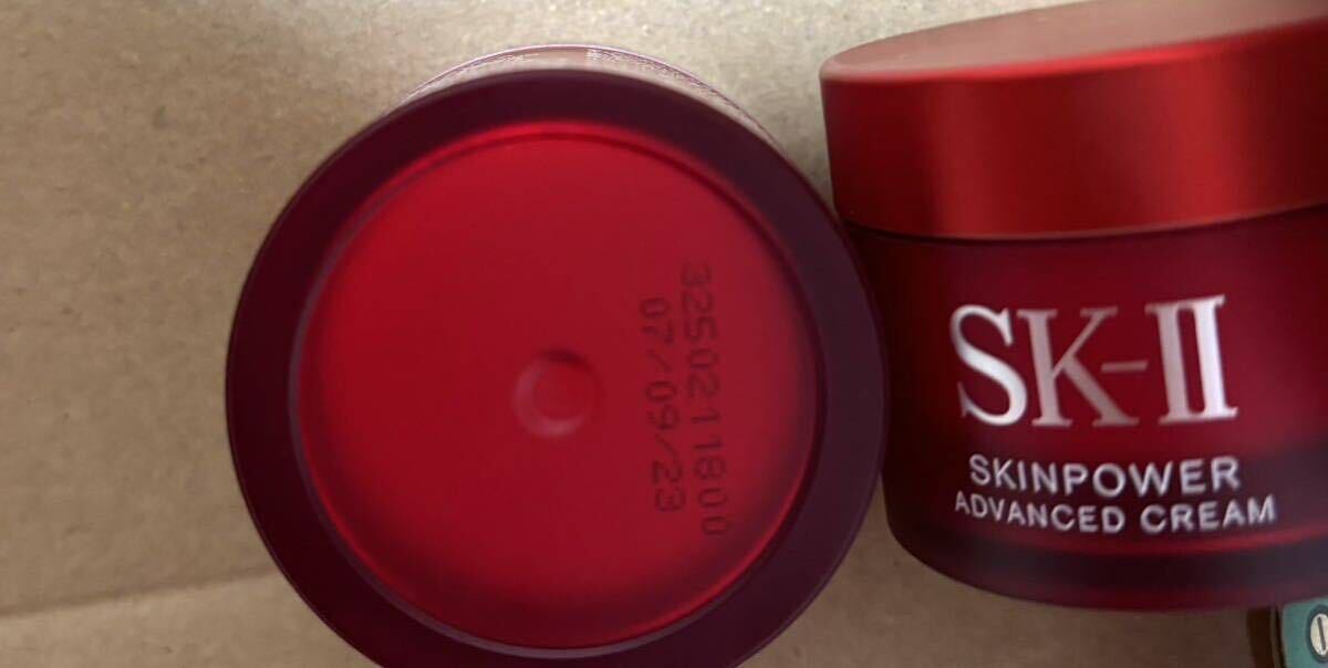 SK-II スキンパワー アドバンスト クリーム 15G/2個(30G) 2023年9月製造未開封新品_画像2