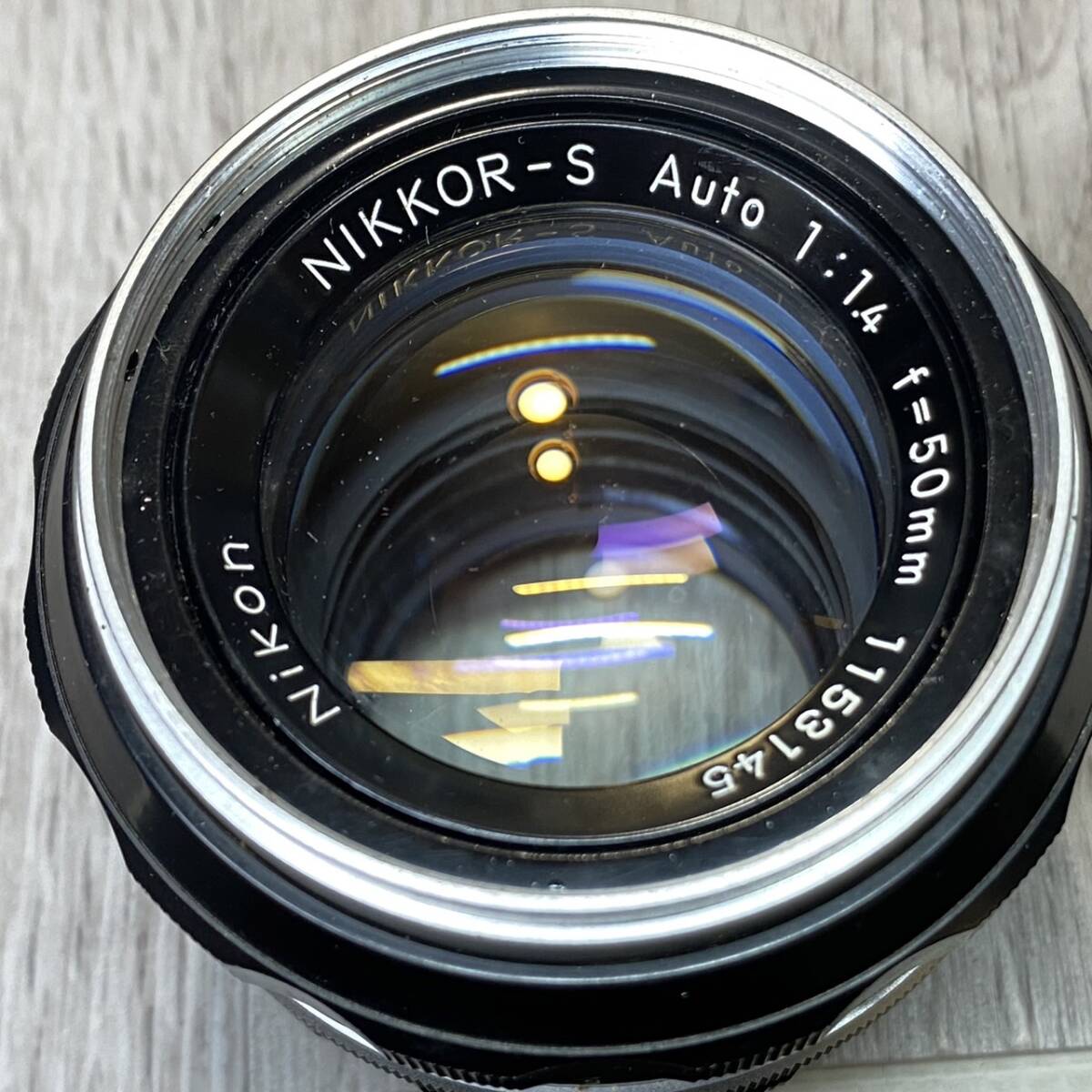 【YH-8430】中古現状品 NiKon F2 ボディ + レンズ 1:1.4 f=50mm ニコン 一眼レフ カメラ_画像3