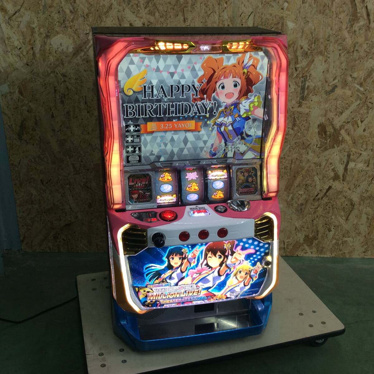[YH-8486] б/у товар bi стойка игровой автомат The Idol Master million Live монета не необходимо машина ключ есть руководство пользователя .[ самовывоз ограничение * префектура Shizuoka город Hamamatsu ]
