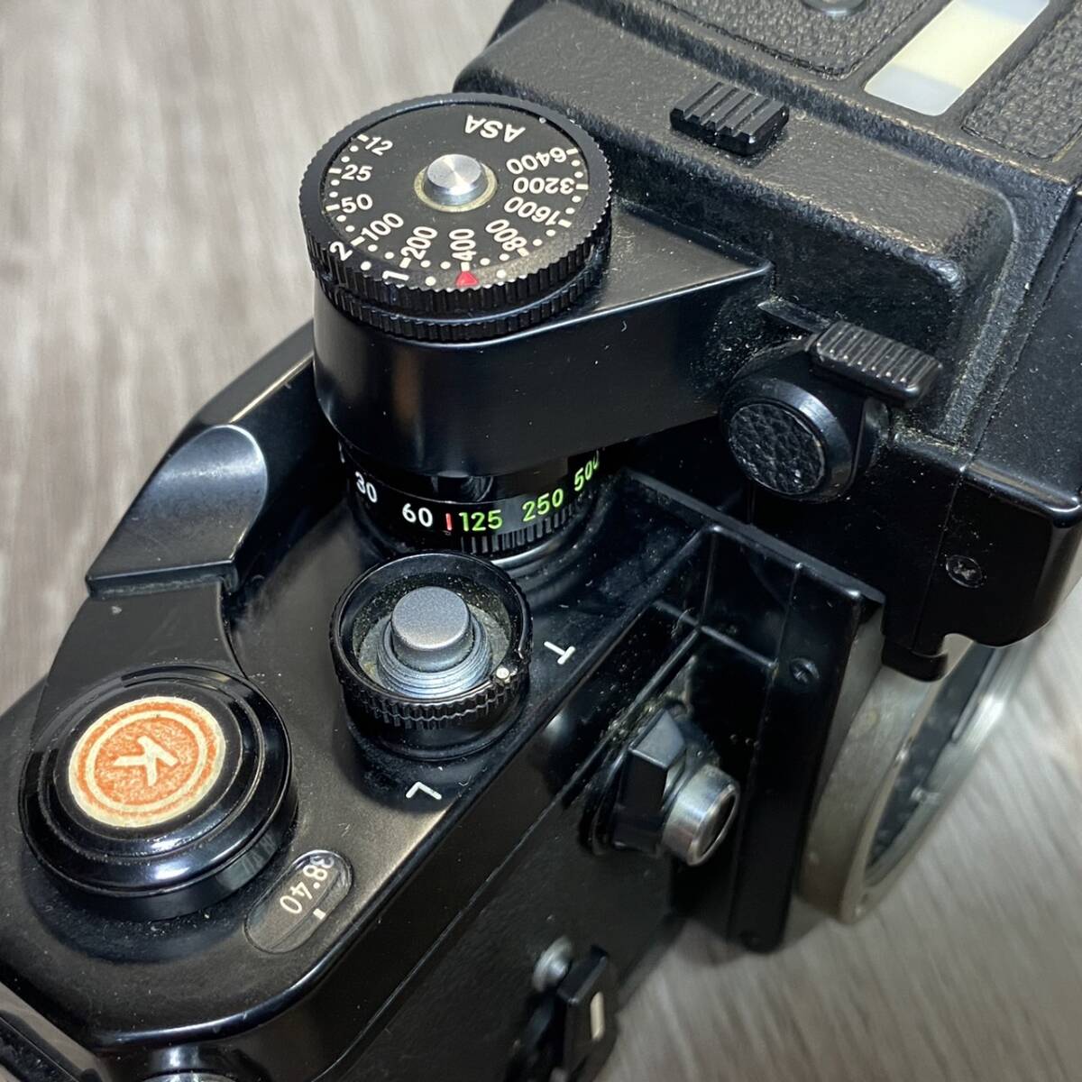 【YH-8544】中古現状品 Nikon F2 フォトミック AS ブラック 一眼レフカメラ Zoom-NIKKOR 25～50㎜ 1:4 レンズ ニコン_画像5