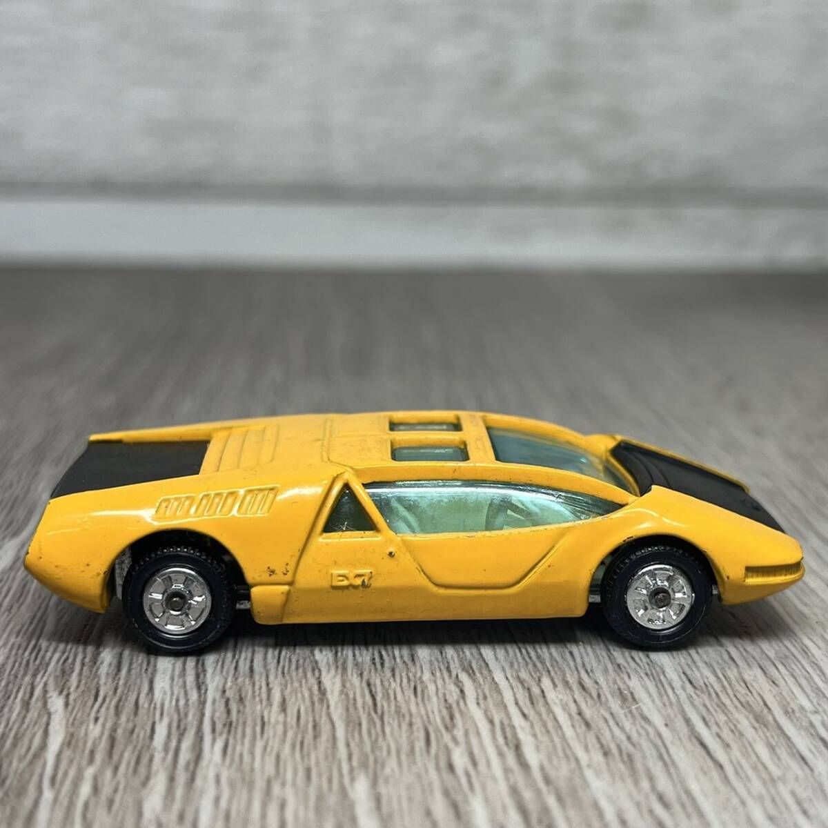 ●【YH-8412】中古品 TAKARA TOMY TOMICA No.31 TOYOTA EX7 タカラトミー トミカ 1974刻印 箱無し【レターパックプラス可】_画像3