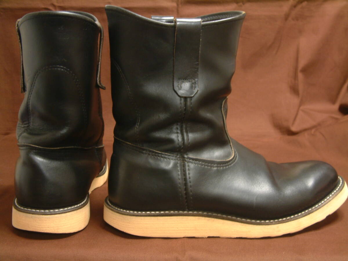 ●8 1/2E 8169 1999年生産 旧刺繍製羽タグ レッドウイング ペコス RED WING PECOS BOOTS STYLE No. 8169 MADE IN USA August 1999_画像3