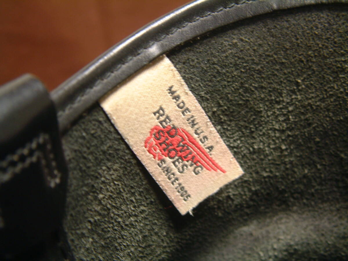 ●8 1/2E 8169 1999年生産 旧刺繍製羽タグ レッドウイング ペコス RED WING PECOS BOOTS STYLE No. 8169 MADE IN USA August 1999_画像4