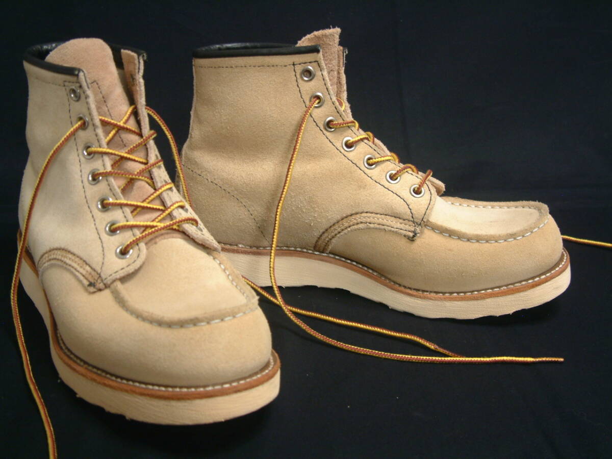 7E 8173 スエード Red Wing Shoes Made in U.S.A HAWTHONE" ABILENE" Roughout August 2009 / 検 8167 モックトゥ_画像8