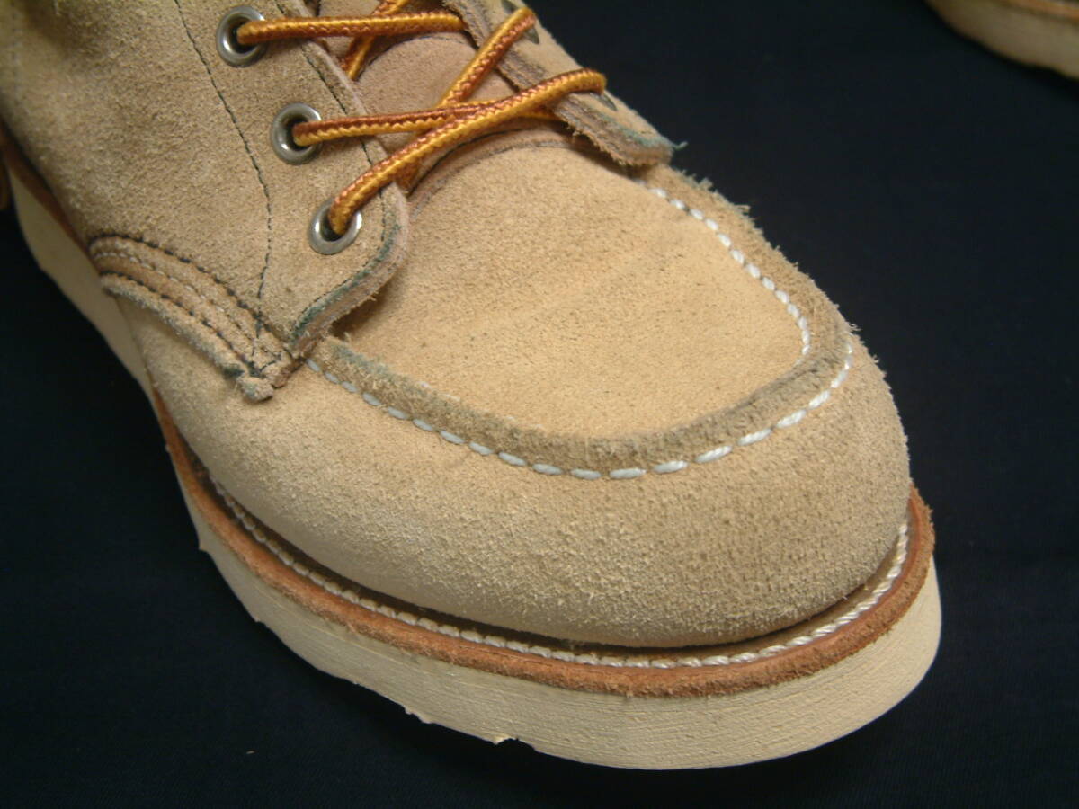 4 1/2E 四角犬タグ 8173 スエード Red Wing Shoes Irish Setter Boot Made in U.S.A モックトゥ / 検 8167 _画像9