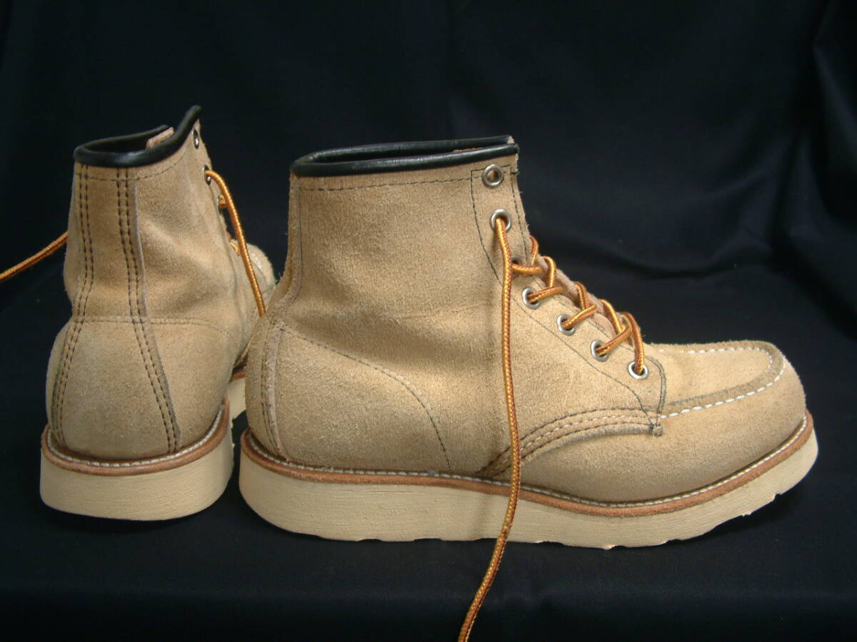 4 1/2E 四角犬タグ 8173 スエード Red Wing Shoes Irish Setter Boot Made in U.S.A モックトゥ / 検 8167 _画像10