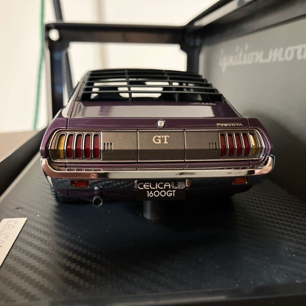 未使用 1/18 IG2601 Toyota Celica 1600GT LB (TA27) Purple Metallic 120台限定 ignition model イグニッションモデル セリカの画像3