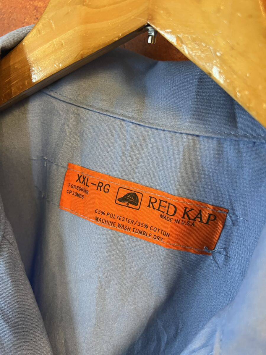 つなぎ ツナギ オールインワン レッドキャップ　REDKAP 長袖　アメリカ製　ビンテージ　メカニック エンジニア xxl 2XL ビックサイズ_画像2