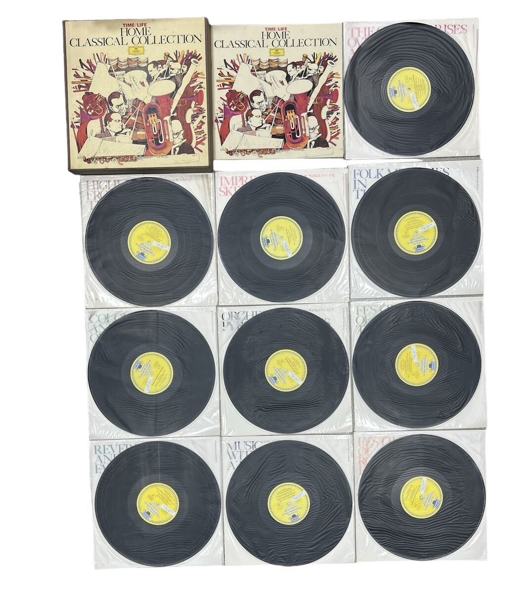 【エ0323-18】中古盤LP 10枚組 2BOXセット クラシックレコード BOX TIME/LIFE HOME CLASSICAL COLLECTION 世界の名協奏曲集 再生確認無 の画像4