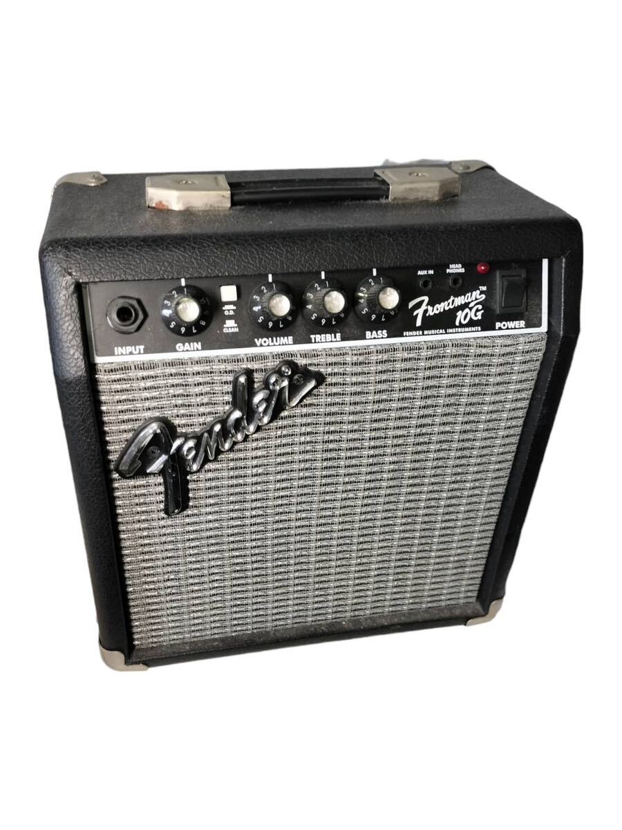 【静0322-60】Fender ギターアンプ Frontman 10G 通電確認済み 音楽 中古品 現状品 Fender ギターアンプ アンプ の画像1