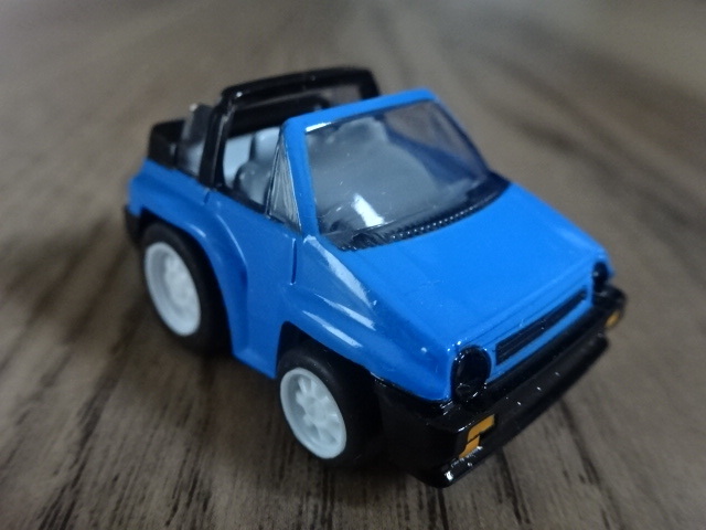 ちびっこ チョロＱ NO.38 ホンダ シティ カブリオレ ブルー 青 Honda CITY CABRIOLET E-FA ミニカー ミニチュアカー Toy car Miniature_画像8