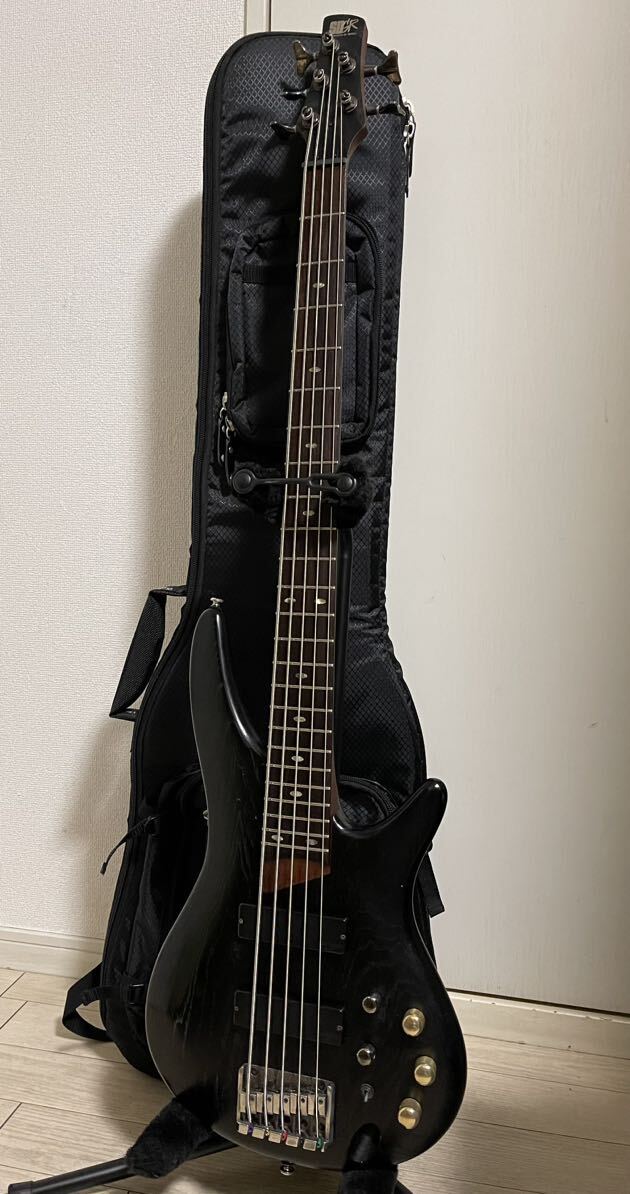 ibanez SSR625 アイバニーズ エレキベース 5弦 アクティブ BARTOLINI ESP cinnamon搭載 MARUEギグケース付き_画像2