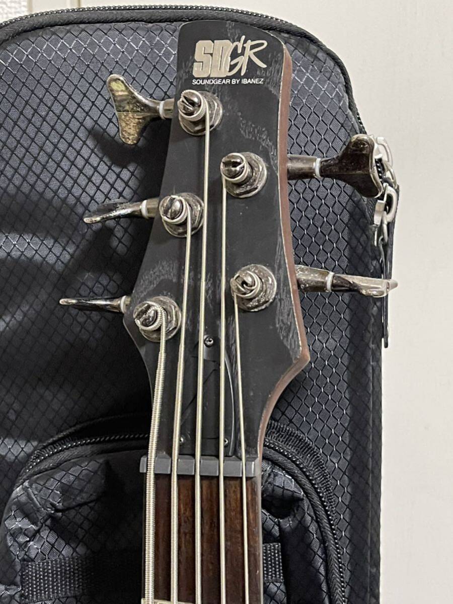 ibanez SSR625 アイバニーズ エレキベース 5弦 アクティブ BARTOLINI ESP cinnamon搭載 MARUEギグケース付き_画像3