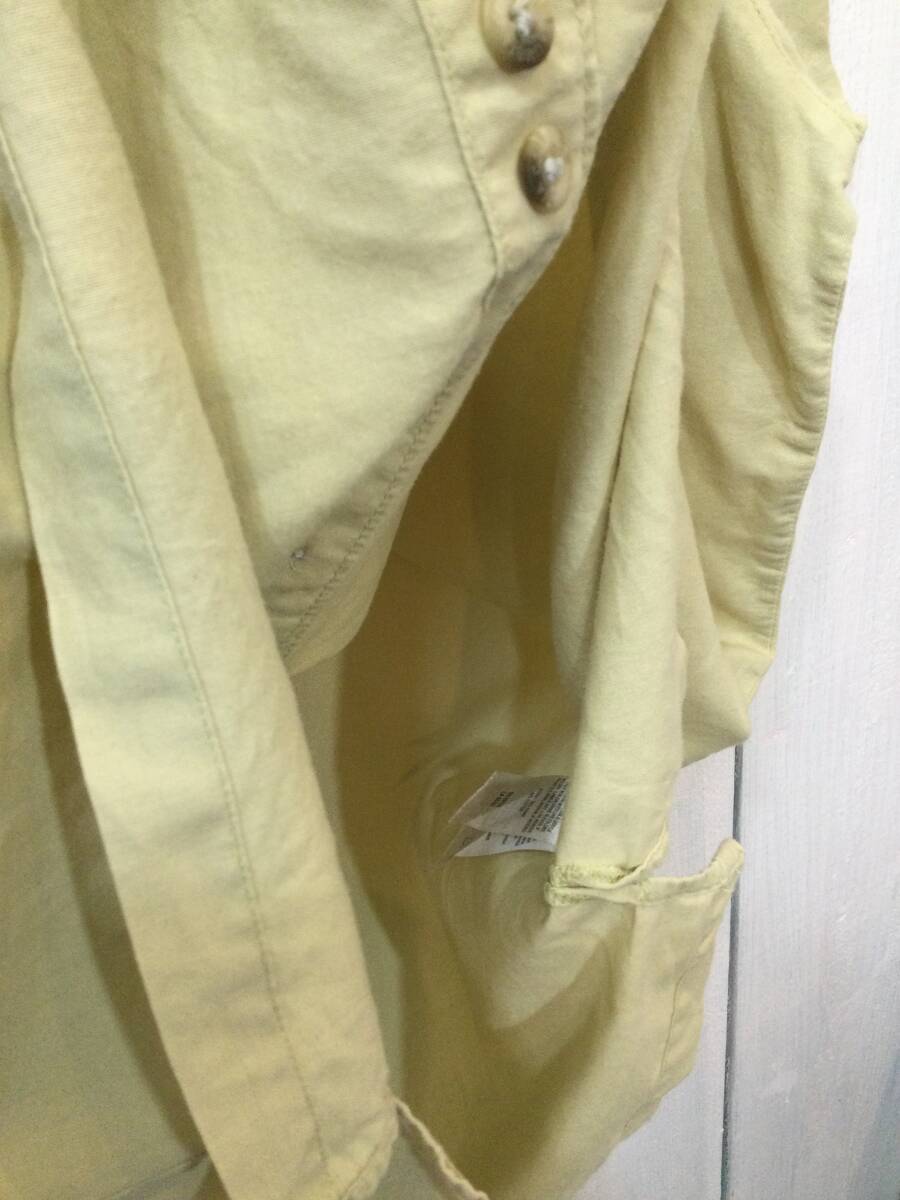 COLUMBIA コロンビア ラミー×コットン 半袖シャツ 単色シャツ アウトドアカジュアル メンズXXL 大きめ 良品綺麗の画像7