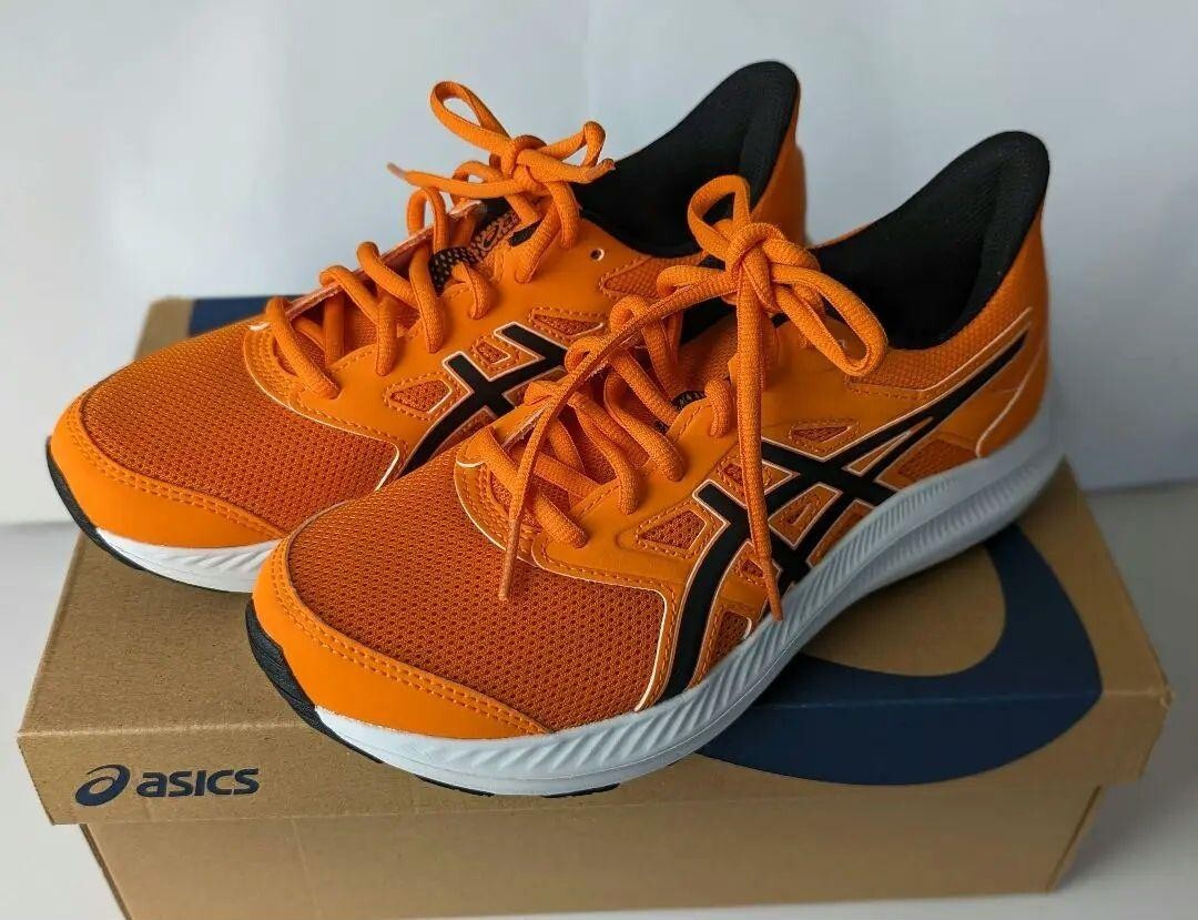 アシックス ランニングシューズ JOLT4 オレンジ 23㎝ メンズ レディース asics スニーカー ランニング 1011B602 ウォーキング 美品 靴_画像2