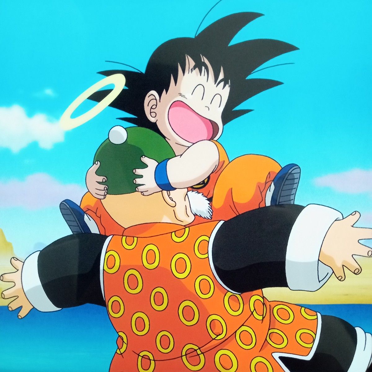 ドラゴンボール 孫悟空&孫悟飯じいちゃん セル画 原画 2枚 ドラゴンボール 孫悟空&孫悟飯じいちゃん セル画 原画 2枚
