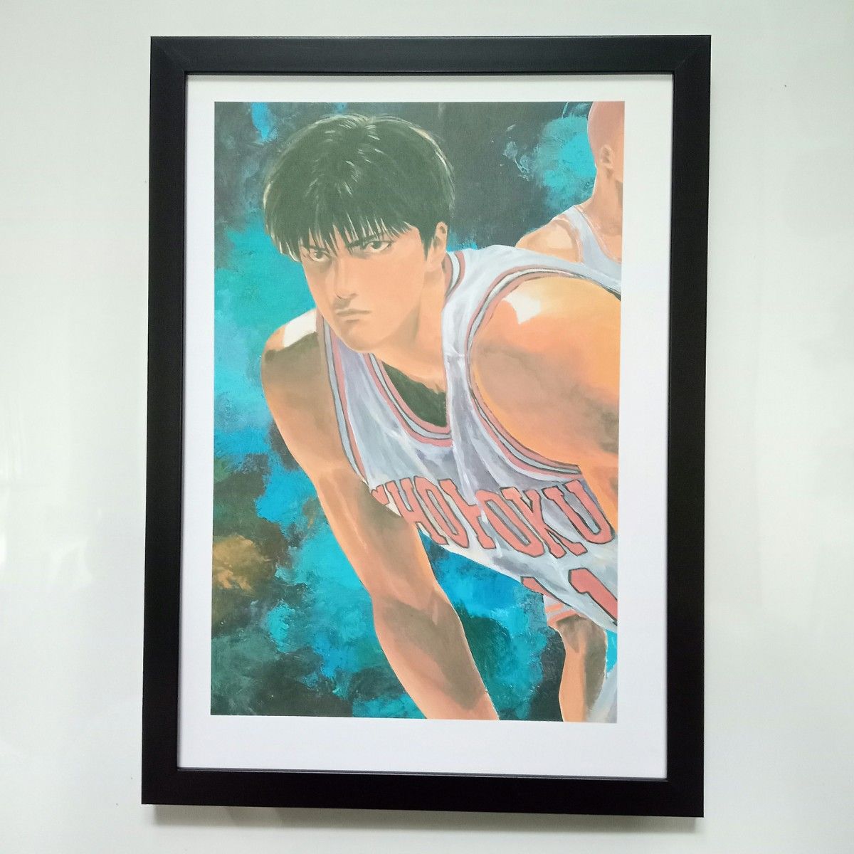 【折り目なし】スラムダンク ポスター 額付き SLAM DUNK スラムダンク コミックス 22巻 表紙イラスト ポスター