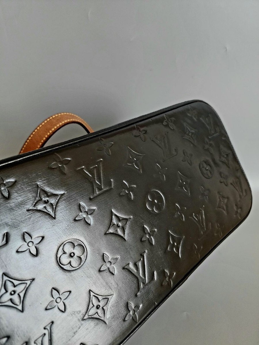 LOUIS VUITTON　ルイヴィトン　ヴェルニ　モノグラム　トートバッグ　ヒューストン ブラック_画像10