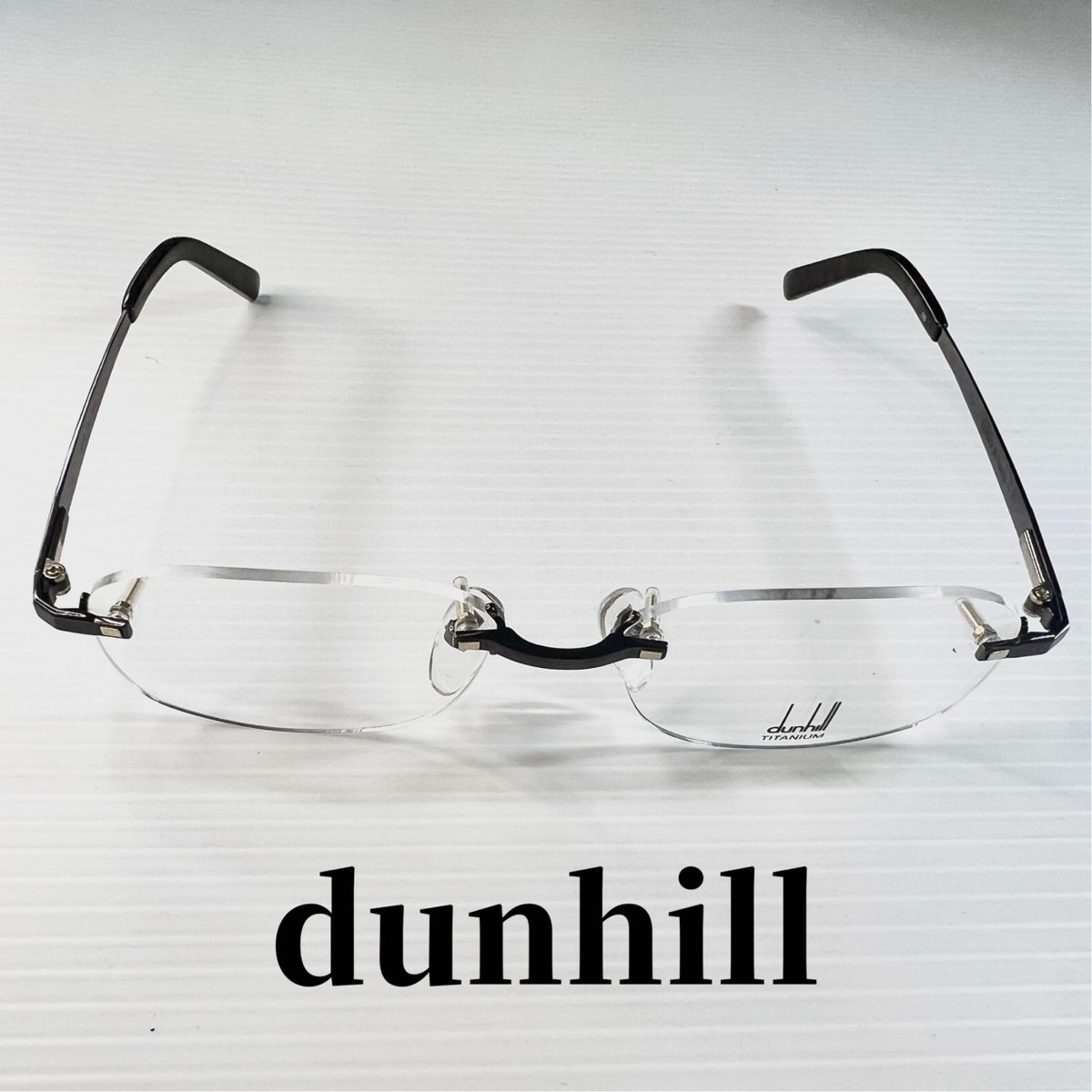 27%割引！　dunhillダンヒル　新品　未使用　チタン　形状記憶合金　メンズ　メガネフレーム