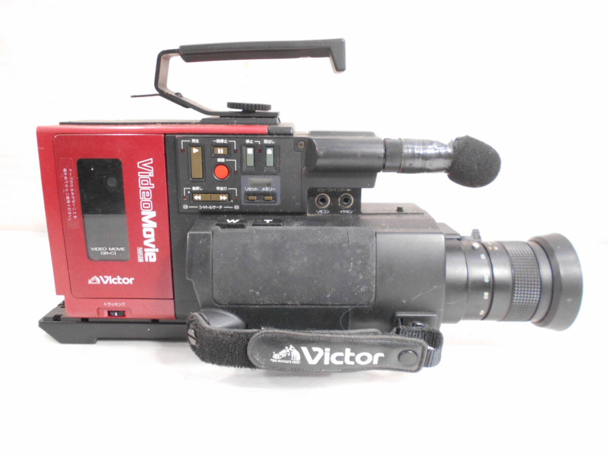 ◇ D03002 ◇　ビデオカメラ　 「ジャンク品」　ビクター　VHSCビデオムービー　GR-C1_画像2