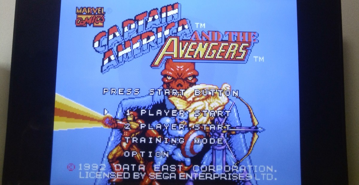 captain america and the avengers キャプテンアメリカ メガドライブの画像2