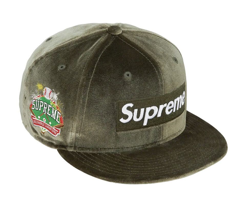 Supreme Velour Box Logo New Era 7 1/4_画像1