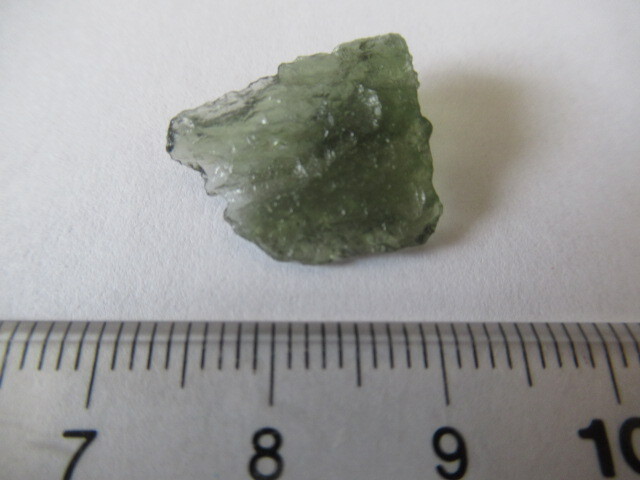 鉱物標本 モルダバイト Aグレイド  5cts  チェコスロバキアの画像2