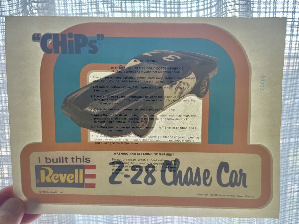 Revell 1/25 Camaro Z28 CHiPs Chase Car // 白バイ野郎 ジョン&パンチ // レベル カマロ_画像5