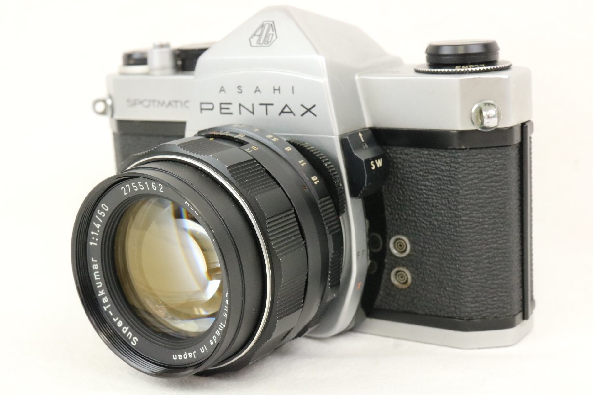 ASAHI PENTAX ペンタックス SPOTMATIC SP Super-Takumar F1.4 50mm フィルム 一眼レフカメラ 【彩irodori】_画像2