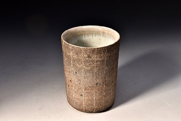 SP5569 作者不明 章 石器 象嵌 カップ 酒器 酒杯 杯 湯呑 茶器 煎茶_画像2