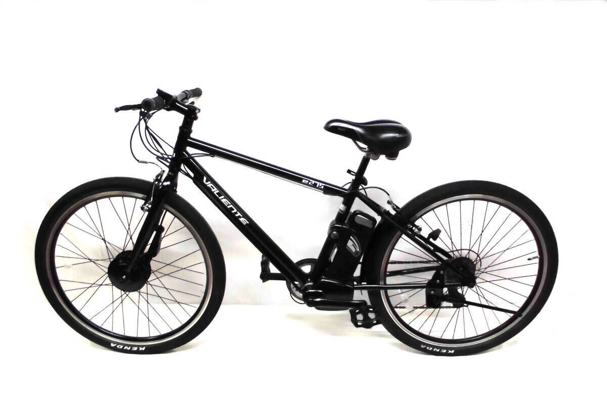 1 jpy ~VALIENTE electromotive bicycle E275 SHIMANO 7 step 24V 6Ah 27.5 -inch black color operation verification settled 178