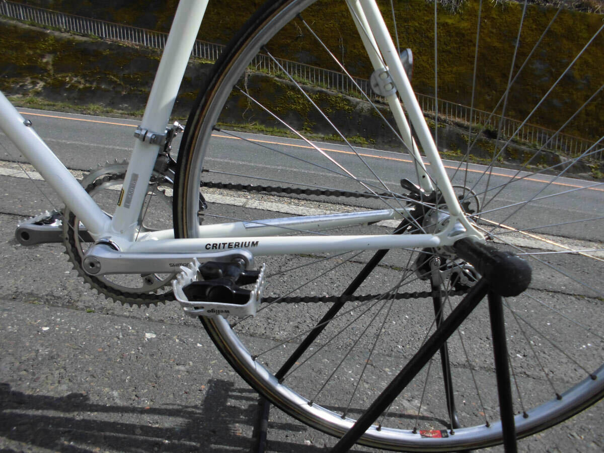 1円～SILK ロードバイク GLOIRE SHIMANO 12速 白色 KATAKURA 中古自転車 3220_画像7