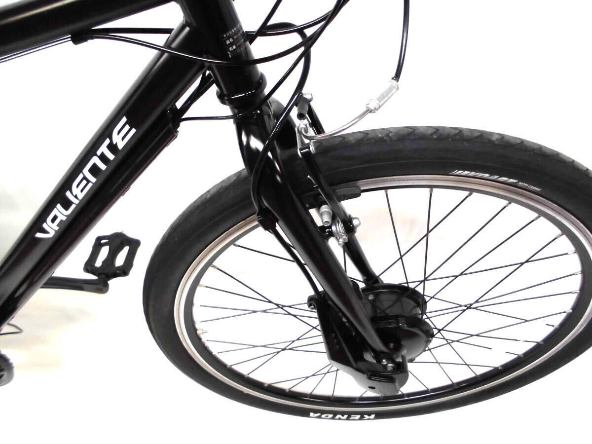 1 jpy ~VALIENTE electromotive bicycle E275 SHIMANO 7 step 24V 6Ah 27.5 -inch black color operation verification settled 178