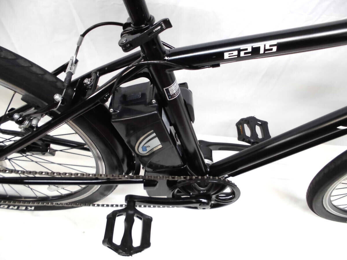 1 jpy ~VALIENTE electromotive bicycle E275 SHIMANO 7 step 24V 6Ah 27.5 -inch black color operation verification settled 178