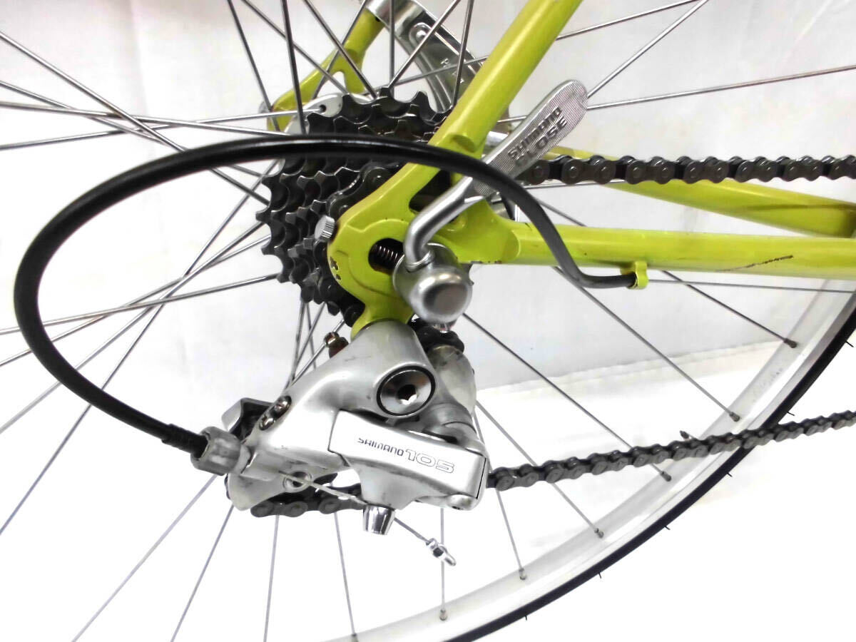 1円～CENTURION ASPECT ロードバイク SHIMANO 14速 タイヤ新しい 緑色 中古自転車 3227_画像8