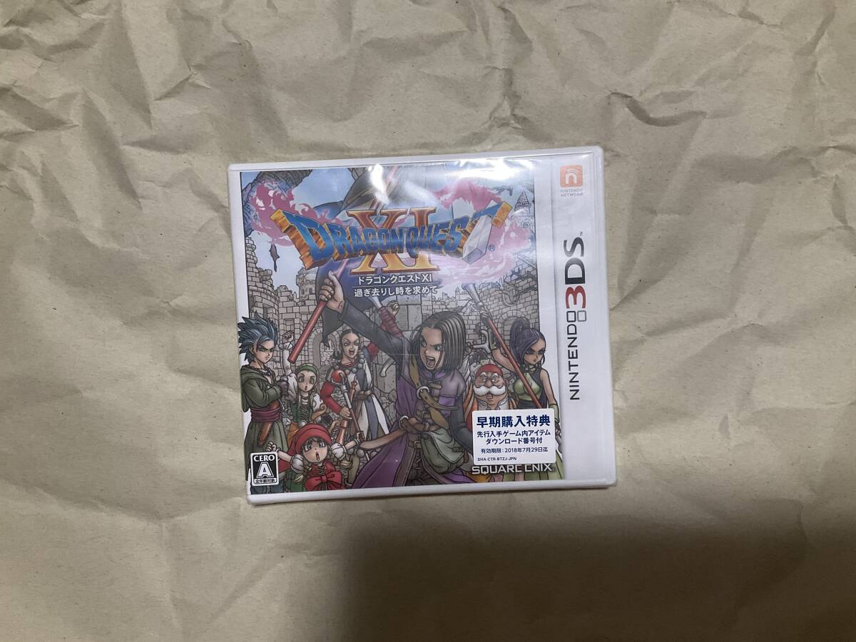  new goods unopened [ Nintendo 3DS soft Dragon Quest XI pass ... hour . request .]sk wear enix ........ Toriyama Akira gong ke