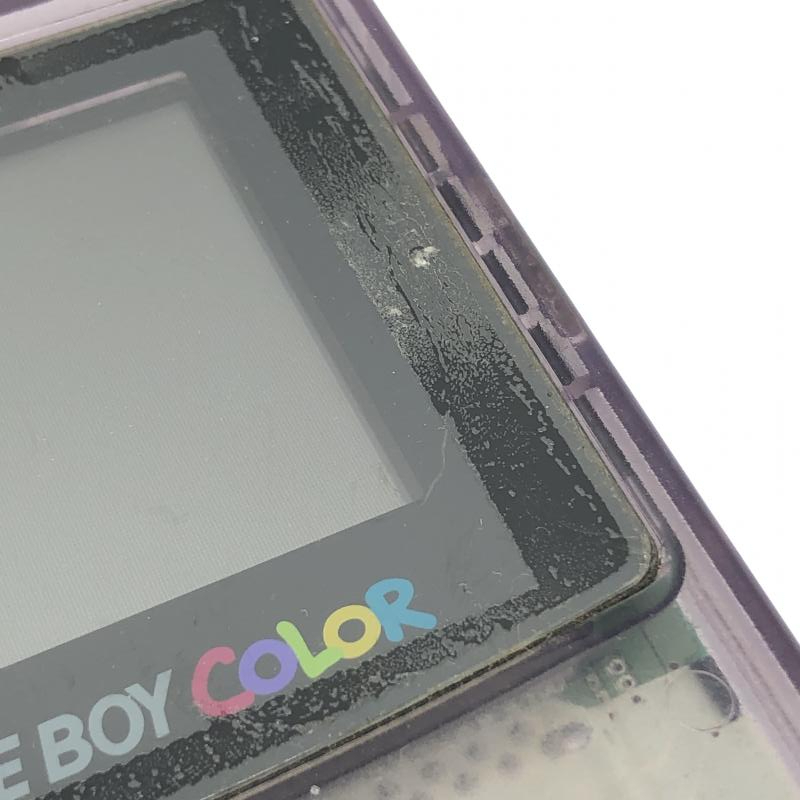 [ б/у ] корпус )[ Junk ] nintendo / Game Boy цвет /CGB-001/ прозрачный лиловый [240006514741]