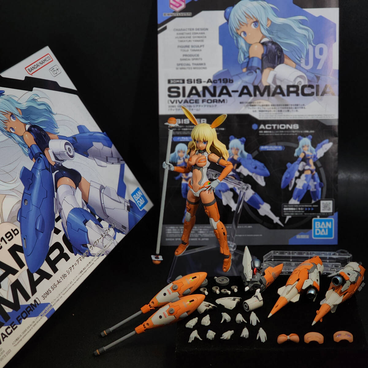 30MS シアナ=アマルシア【全塗装改修完成品】オリジナルパーツ 30MS シアナ=アマルシア【全塗装改修完成品】オリジナルパーツ