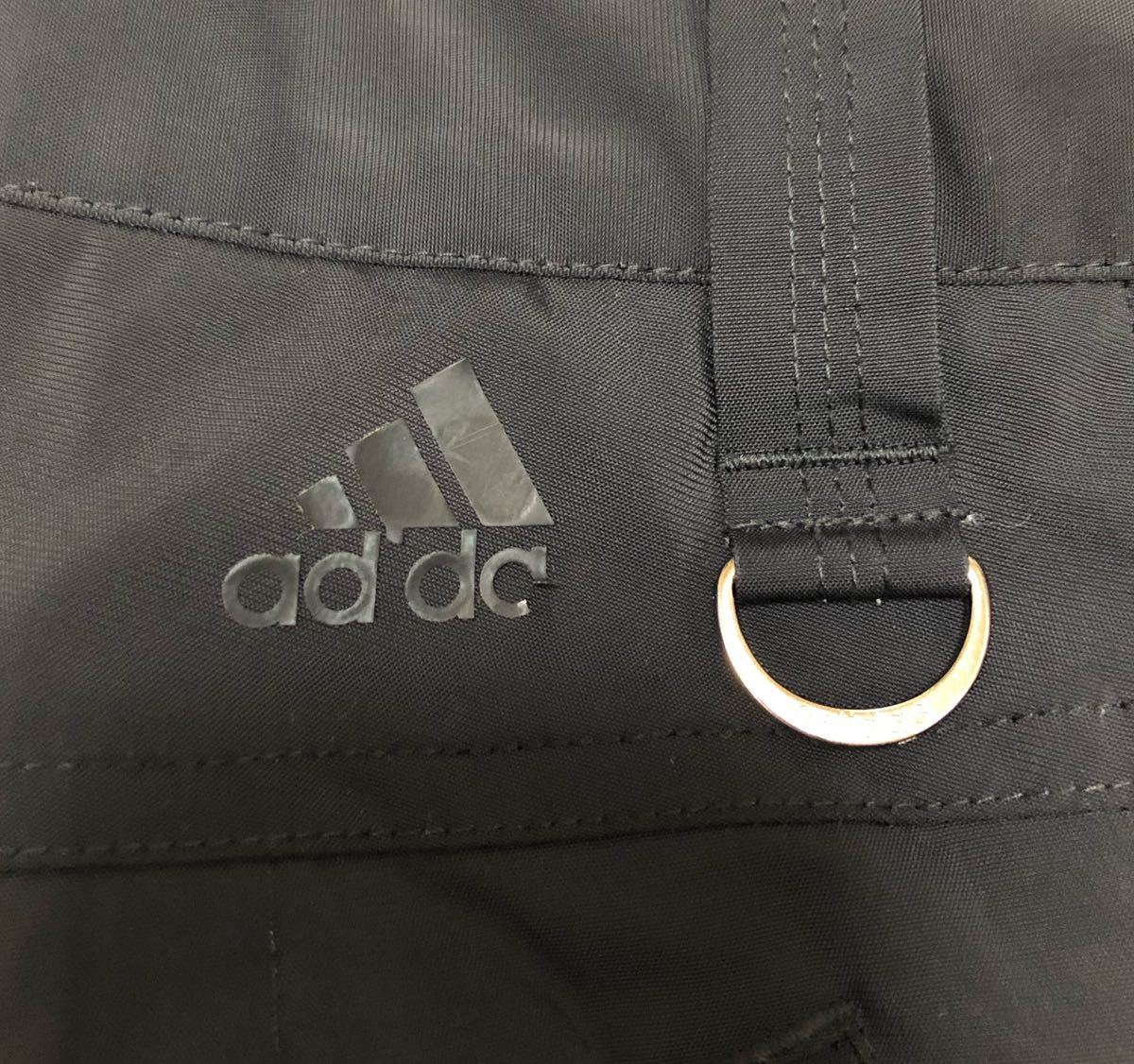 91*adidas GOLF Adidas Golf * Logo print with cotton stretch Golf window pants black M TaylorMade 