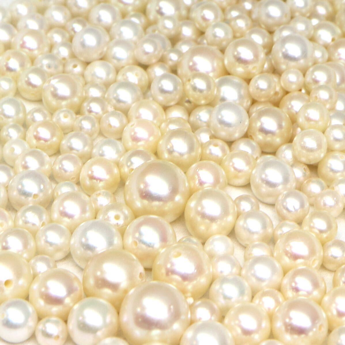 334.5ct!!◆アコヤ本真珠おまとめ◆M 重量約66.9g 3.5-8.0mm珠 pearl パール ルース 裸石 宝石 ジュエリー jewelry DE1の画像2
