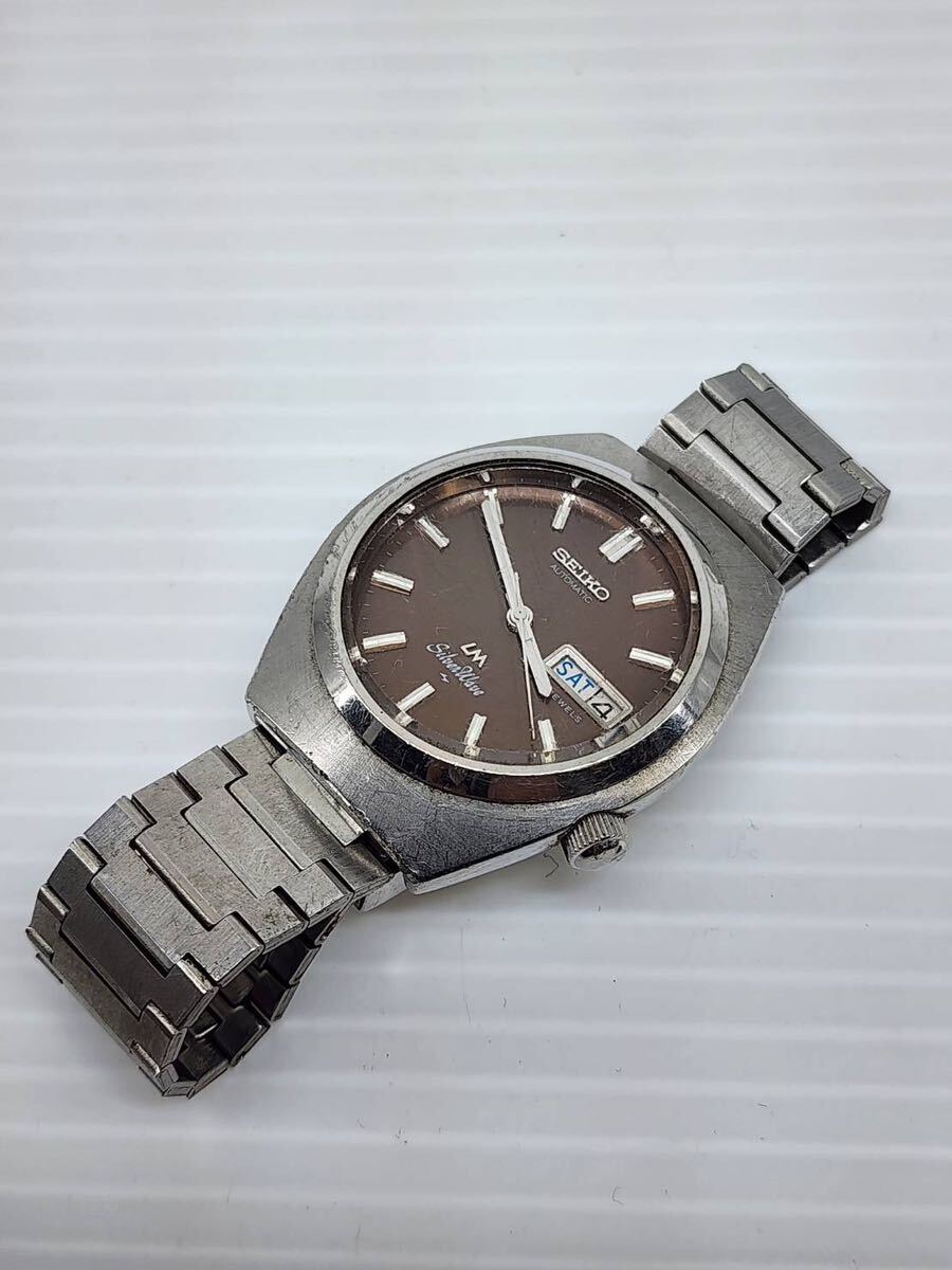 SEIKO/セイコー Silver Wave/シルバーウェーブ LM/ロードマチック 自動巻き デイデイト 5216-8040 メンズ 腕時計_画像8